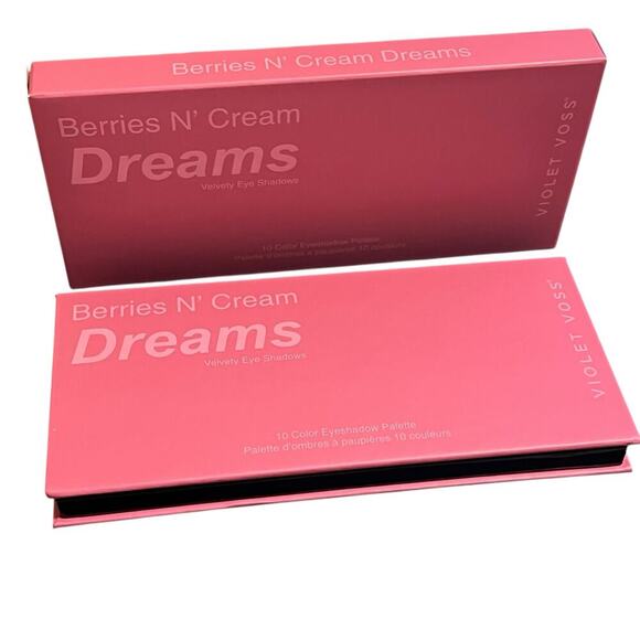 Violet Voss Berries N Cream Dreams Eyeshadow Palette 10 Shades New Sealed - Picture 5 of 11